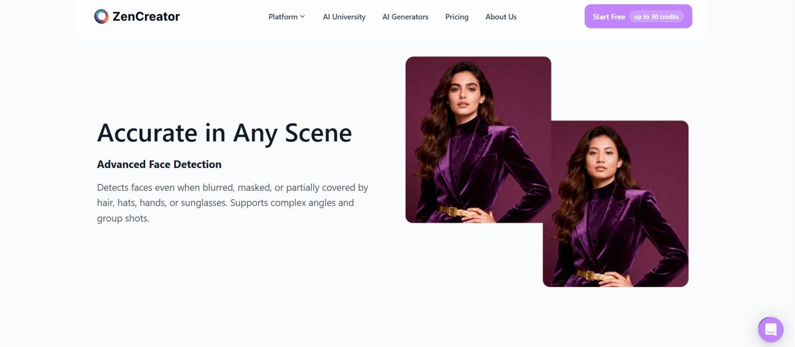 ZenCreator AI virtual model example ZenCreator AI virtual model example
